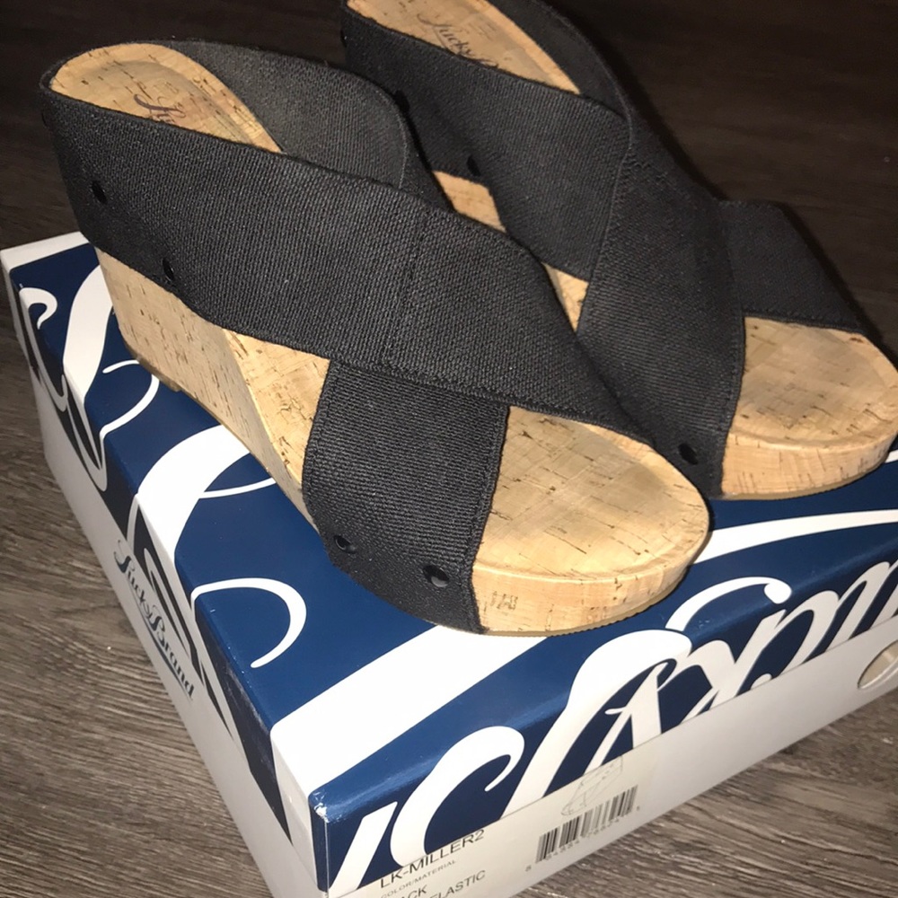 Lucky Brand Cork Wedges 🍀